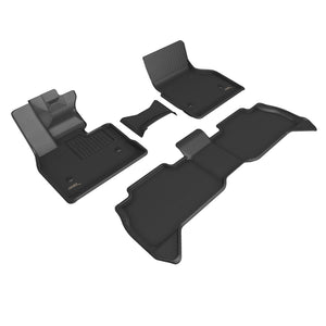 3D MAXpider 2022 - 2024 BMW iX (I20) (Fits 5 Seat Electric) Kagu Black Front & Rear Floor Liners