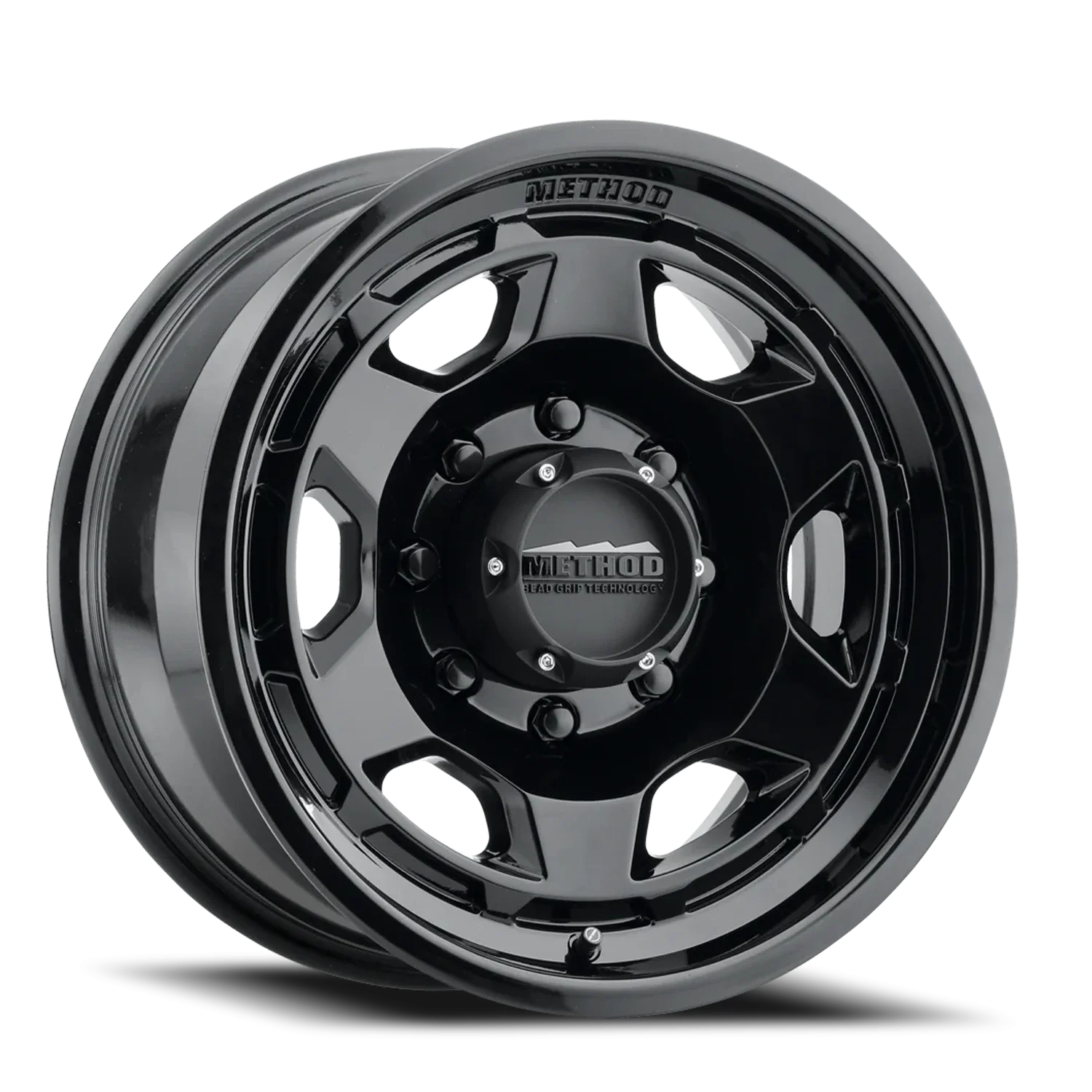 Method MR708 Bead Grip 18x9.0 +12mm Offset 8x170 BP 130.81mm CB Gloss Black Wheel