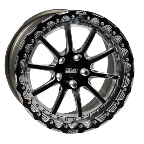 Belak 15x11 GTR Rear Wheel (OEM Small Brake Kit Req) / 5x114.3 BP / Series 3 Wheel- Single Beadlock