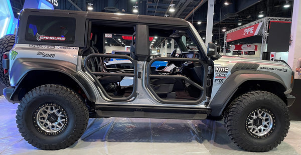 Anderson Composites 2021 + Ford Bronco 4DR Carbon Fiber Tube Doors - Front & Rear- Off Road
