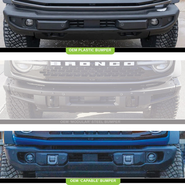 Baja Designs Squadron-R Sport Fog Pocket Light Kit - Ford 2019 - 2023 Ranger / 2021 + Bronco w/ Plastic Bumper/Capable Bumper