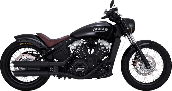 Vance & Hines 2015 - 2024 Indian Scout / 2018 - 2024 Scout Bobber / 2016 - 2022 Scout Sixty Twin Slash 3in PCX Slip-On Exhaust