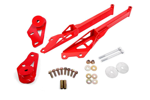 BMR Suspension 2015 - 2023 Ford Mustang S550 IRS Subframe Support Brace (Red)