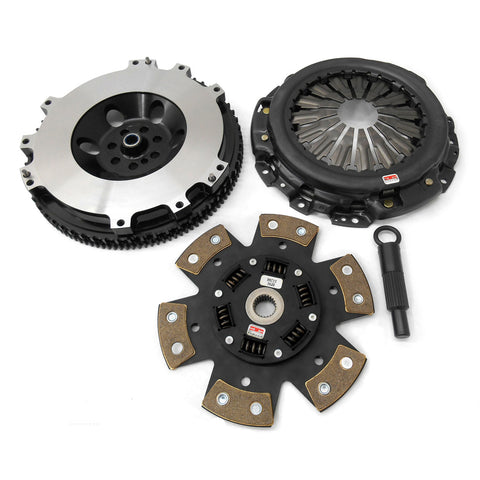 Comp Clutch 2010 - 2014 Genesis 2.0T Turbo Stage 4 - 6 Pad Ceramic Clutch Kit w/Steel FW *No TOB/Pilot Bearing*