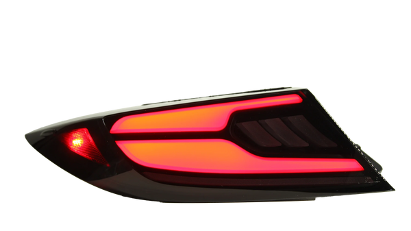 OLM Raiden LED Taillights (Clear Lens/Red Bar) - 2022+ GR86 / BRZ