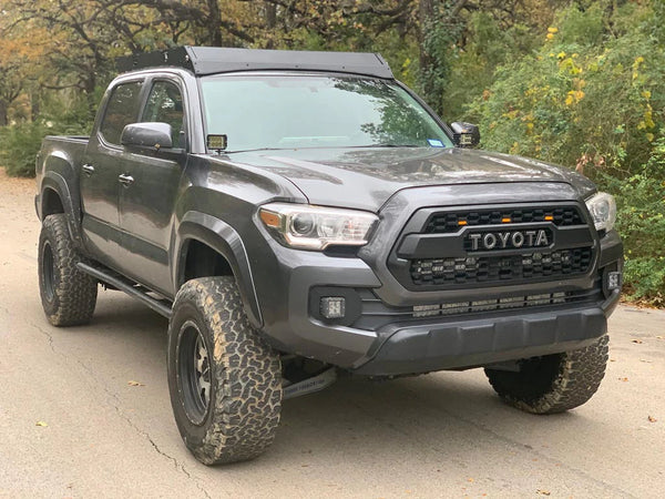 Cali Raised 2005 - 2023 Toyota Tacoma Premium Roof Rack-Tall Switch/Wiring/No Switch/Light Kit