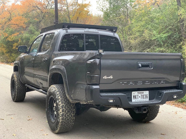 Cali Raised 2005 - 2023 Toyota Tacoma Premium Roof Rack-Tall Switch/Wiring/No Switch/Light Kit