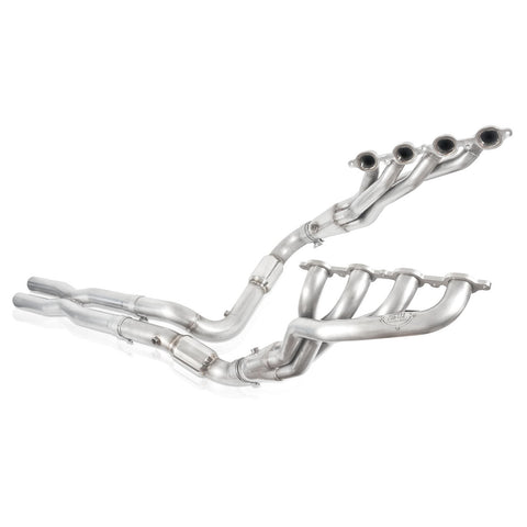 Stainless Works 2007 - 2013 Chevy Silverado/GMC Sierra Headers 1-7/8in Primaries High-Flow Cats X-Pipe ( Performance Connect )