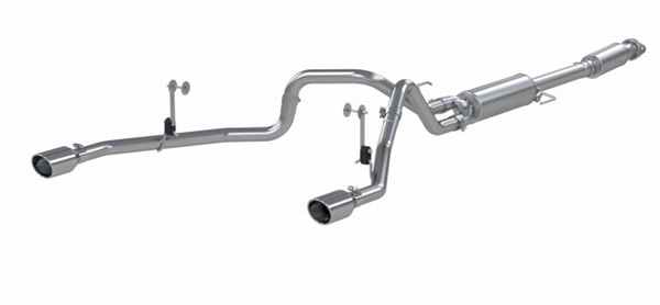 MBRP 2021+ F-150 2.7L/ 3.5L Ecoboost, 5.0L 3in Cat Back 2.5in Dual Split Rear T409 Stainless Steel