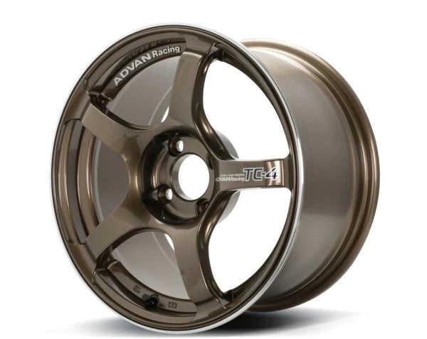 Advan TC4 17x9.0 +45 5x114.3 Umber Bronze Metallic & Ring Wheel