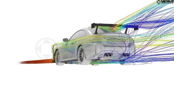 Verus Carbon Polyweave Side Splitter Kit - G87 BMW M2