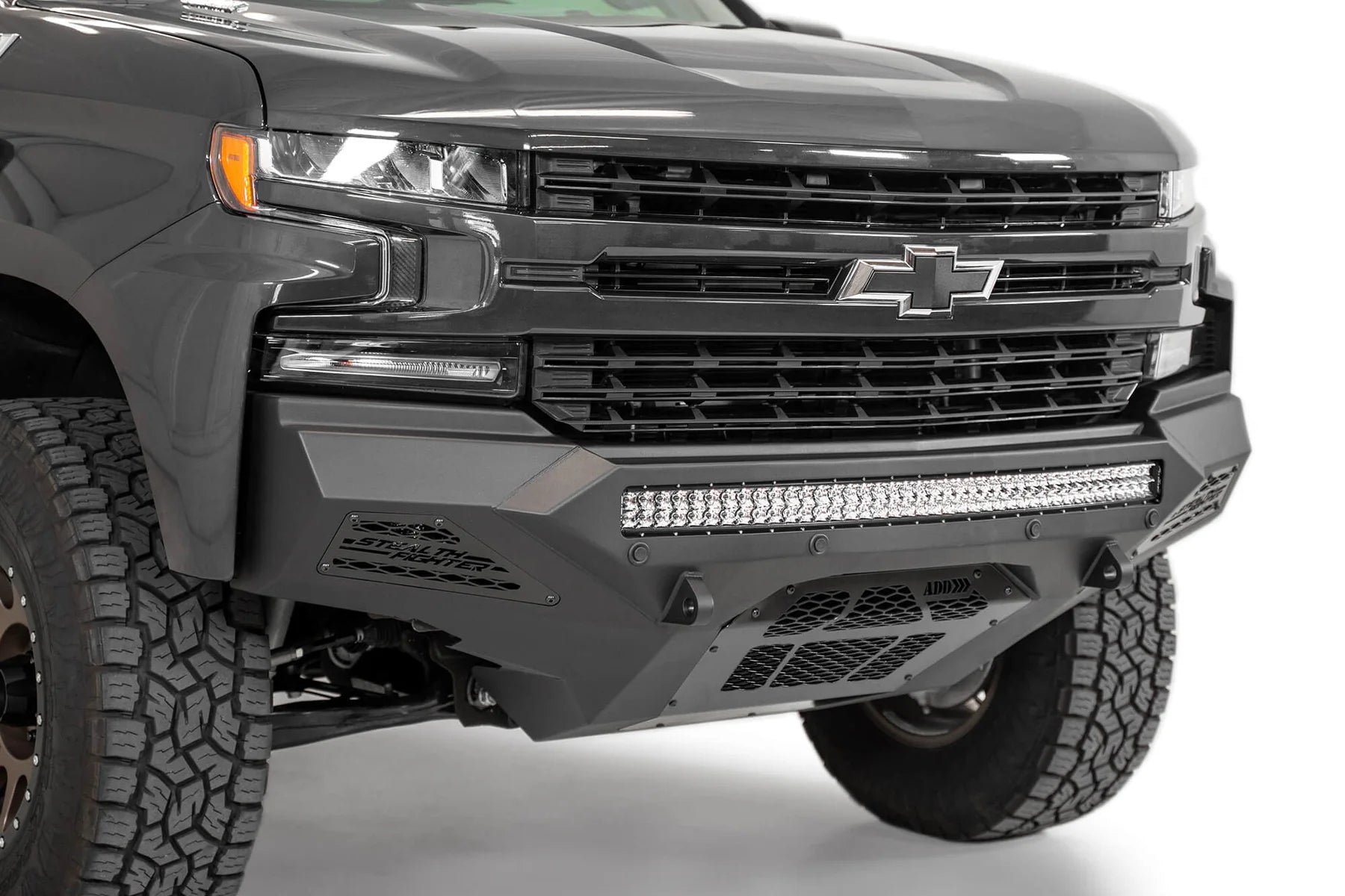 Addictive Desert Designs 2019 - 2021 Chevy Silverado 1500 Stealth Fighter Front Bumper