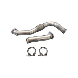 CXRacing Top Mount 3" Vband Turbo Down Pipe For 89-99 Nissan 240SX S13 S14 With RB20DE/RB25DET Motor Swap