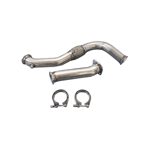 CXRacing Top Mount 3" Vband Turbo Down Pipe For 89-99 Nissan 240SX S13 S14 With RB20DE/RB25DET Motor Swap