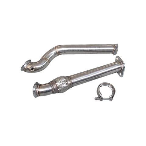 CXRacing Turbo Downpipe For 1994-1999 Mazda Miata MX-5 1.8L Engine NA-T For Top Mount Turbo