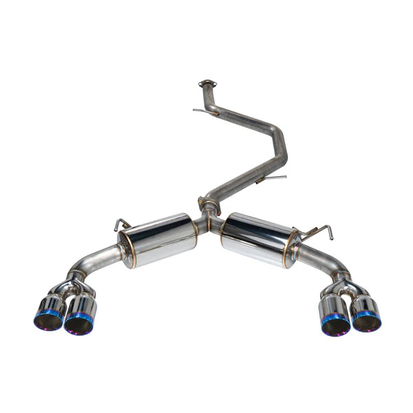 Remark 2019 - 2022 Toyota Corolla Hatchback Sports Touring Quad-Exit Cat-Back Exhaust Stainless Steel / Burnt Stainless