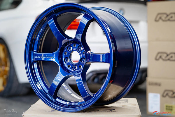 Gram Lights 57DR 17x9.0 +12 5x114.3 Eternal Blue Pearl