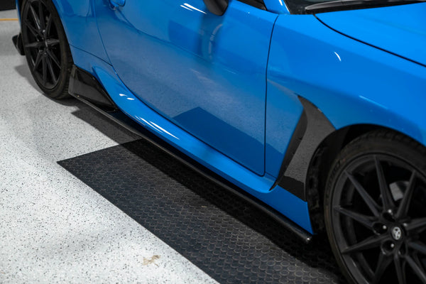 OLM Carbon Fiber CS Style Side Skirts - 2022 + GR86 BRZ