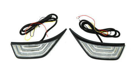 OLM LED Fender Vent Sequential Sidemarkers - 2018+ Jeep Wrangler JL