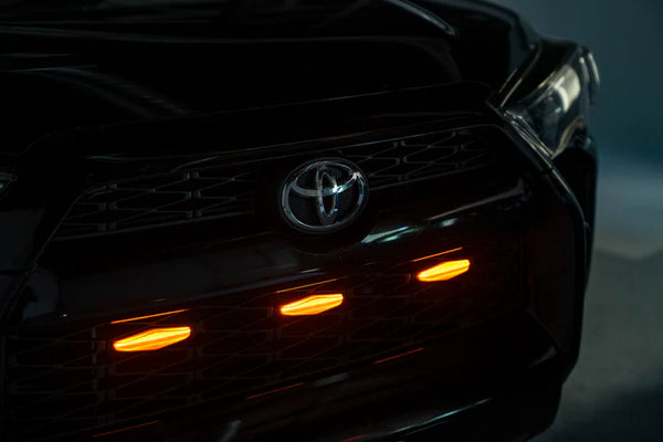 OLM Grille Lights (Amber Lens / Amber LED) -  2014 - 2019 Toyota 4Runner