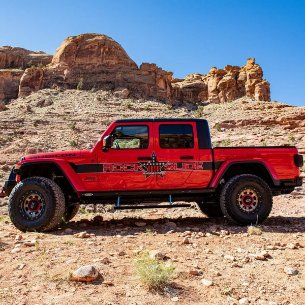 Rock Slide 2020 - 2023 Jeep Gladiator JT Step Sliders 3rd Gen