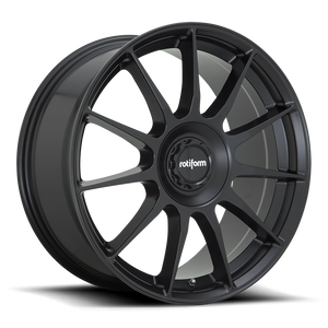 Rotiform R168 DTM Wheel 19x8.5 5x108/5x114.3 45 Offset - Satin Black