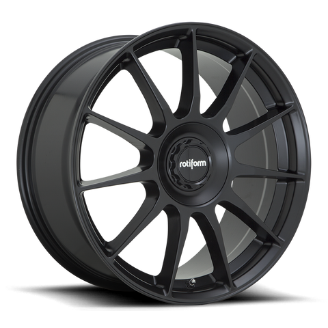 Rotiform R168 DTM Wheel 20x8.5 5x108/5x114.3 35 Offset - Satin Black