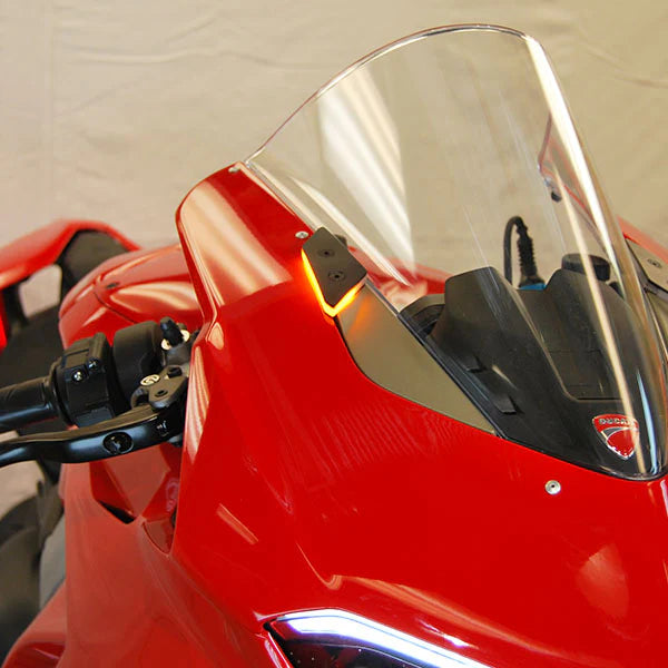 New Rage Cycles 2020 - 2024 Ducati Panigale V2 Mirror Block Off Turn Signals