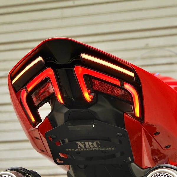 New Rage Cycles 2025+ Ducati Panigale/ Streetfighter V2 Fender Eliminator Kit Tucked - Solo Seat Only