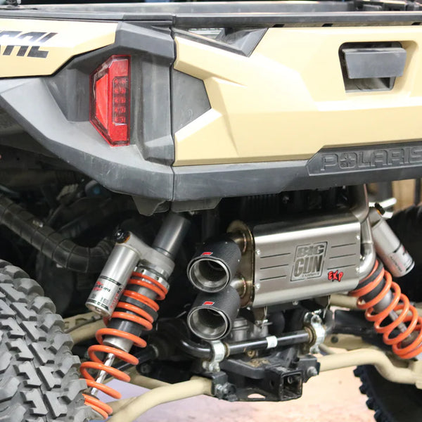 Big Gun 2016 - 2024 Polaris GENERAL 1000 Explorer Series Dual Full System Exhaust