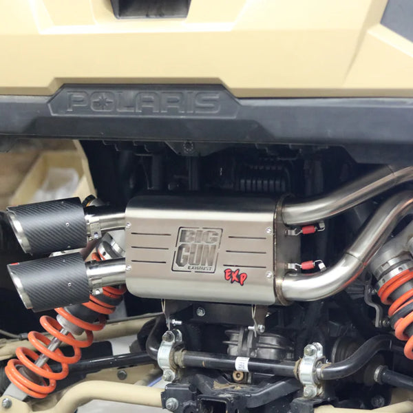 Big Gun 2016 - 2024 Polaris GENERAL 1000 Explorer Series Dual Full System Exhaust