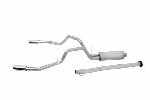Gibson 2015 - 2020 2.7L / 3.5L / 5.0L Ford F150 Supercrew 3in/2.5in Cat-Back Dual Split Exhaust - Stainless