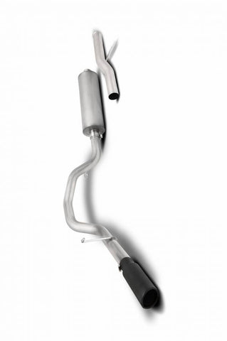 Gibson 2021 + Chevy Suburban / Yukon XL 5.3L 3in Cat-Back Single Exhaust System Stainless - Black Elite