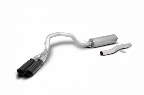 Gibson 2021 + Chevy Suburban / Yukon XL 5.3L 3in Cat-Back Dual Tips Sport Exhaust System Stainless - Black Elite