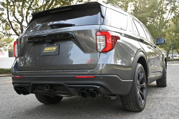 Gibson 2020 - 2023 Ford Explorer ST / Lincoln Aviator 3.0L 2.25in Axle-Back Dual Exhaust - Black Elite