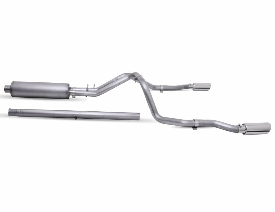 Gibson 2019 - 2024 Silverado/GMC Sierra 1500 5.3L Crew Cab Cat-Back Dual Extreme Exhaust