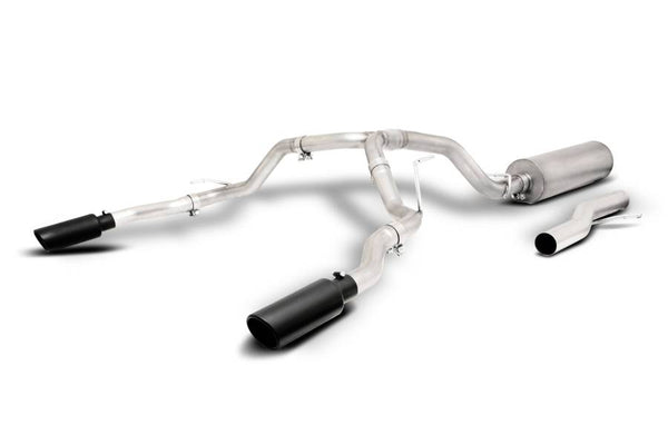 Gibson 2021 + GMC Yukon/Chevrolet Tahoe 5.3L 2/4wd Black Elite Cat-Back Exhaust -Stainless