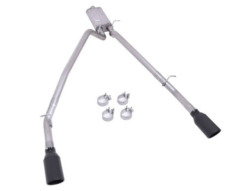 Gibson 2025+ Dodge Ram 3.6L Crew Cab Short Bed Cat-Back Dual Sport Exhaust - Black Ceramic Tips
