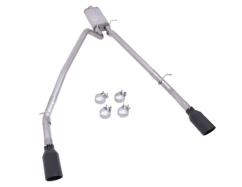 Gibson 2025 + Ram 1500 3.0L I6 DOHC 2.5in Cat-Back Dual Split Exhaust - Black