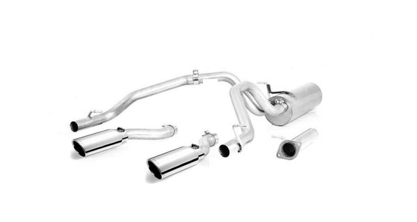 Gibson 2025+ Dodge Ram 3.6L V6 Crew Cab Standard Bed Cat-Back Dual Sport Exhaust - Polished SS Tips
