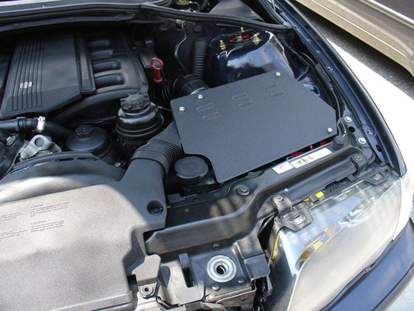 Injen 2001 - 2006 BMW 330i E46 3.0L (M54) L-6 Wrinkle Black Short Ram Intake w/ Enc Heat Shield & Adapter