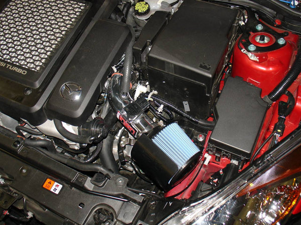 Injen 2007 - 2013 MazdaSpeed 3 2.3L 4cyl Turbo Polished Short Ram Intake