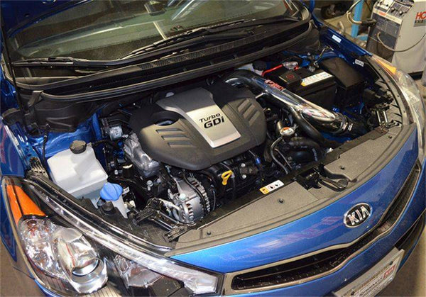 Injen 2014 - 2017 Kia Forte Koupe 1.6L Turbo 4Cyl Polished Cold Air Intake (Converts to Short Ram Intake)
