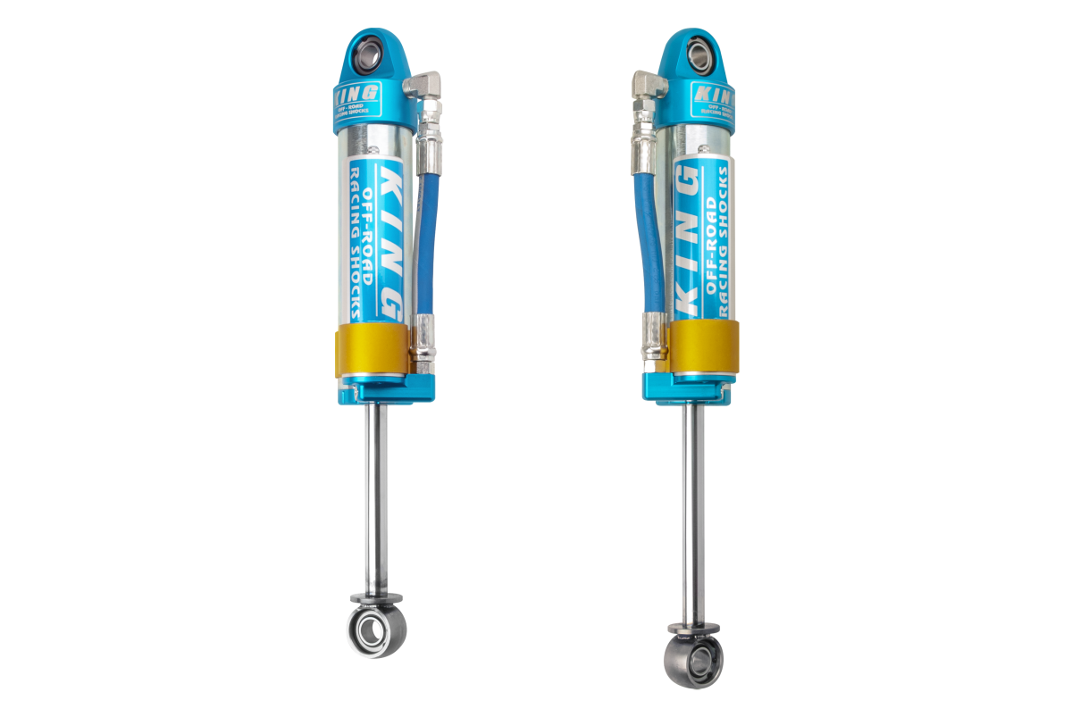 King Shocks 1996 - 2004 Toyota Tacoma (6 Lug) Rear 2.5 Dia Piggy Hose Reservoir Shock (Pair)