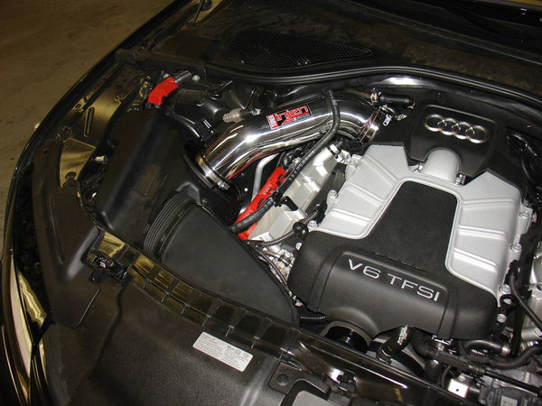 Injen 2012 - 2018 Audi A6 / A7 3.0L Supercharged Wrinkle Black Cold Air Intake w/ MRI Tech & Air Horn
