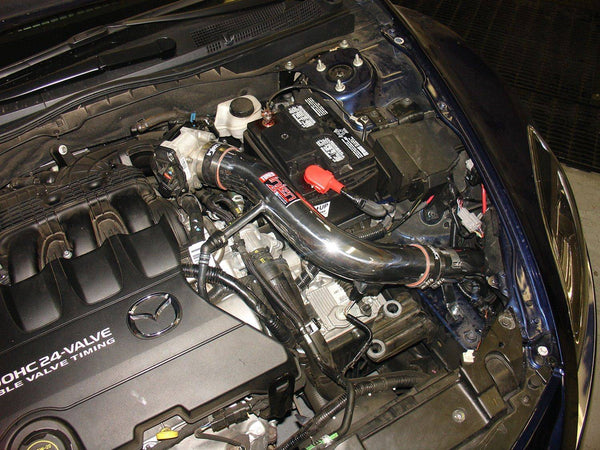 Injen 2009 - 2013 Mazda 6 3.7L V6 Polished Cold Air Intake w/ MR Technology and Web Nano-Fiber Dry Filter
