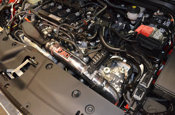 Injen 2016 - 2021 Honda Civic 1.5L Turbo 4Cyl Wrinkle Red Cold Air Intake w/MR Tech