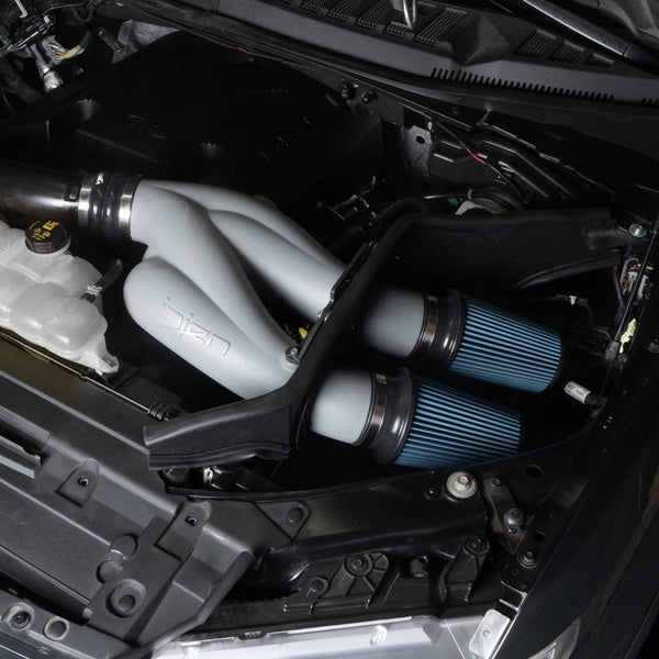 Injen 2015- 2025 Ford F150 V6 3.5L / 2018 - 2024 Ford Expedition Cement Grey Power-Flow Air Intake System