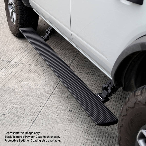 Go Rhino 2022 + Toyota Tundra Double Cab 4dr E-BOARD E1 Electric Running Board Kit - Bedliner Coating