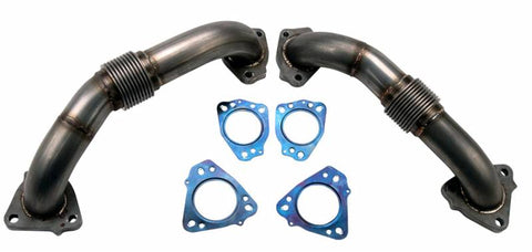 Wehrli 2017 - 2024 Chevrolet 6.6L L5P Duramax 2in Stainless Up Pipe Kit w/Gaskets